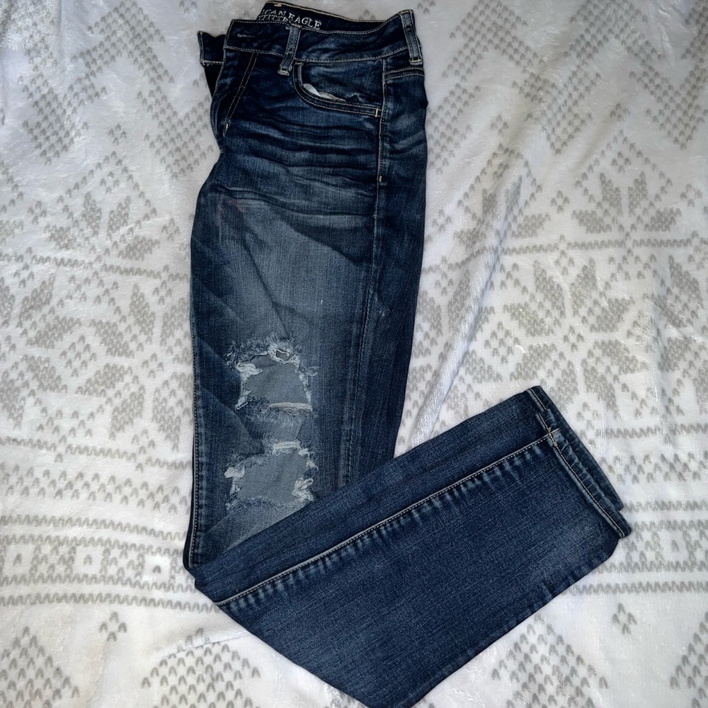 American Eagle Distressed Skinny Jeans